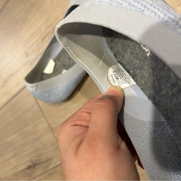Allbirds Tree Breezers Ballet Flats Shoes Womens 7.5 Whitecap Blue Sole Vegan - Picture 10 of 12